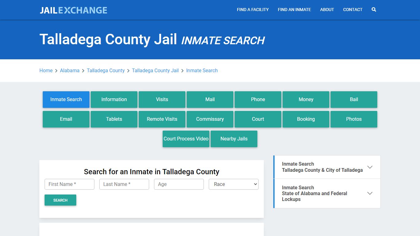 Talladega County Jail, AL Inmate Search: Roster & Mugshots